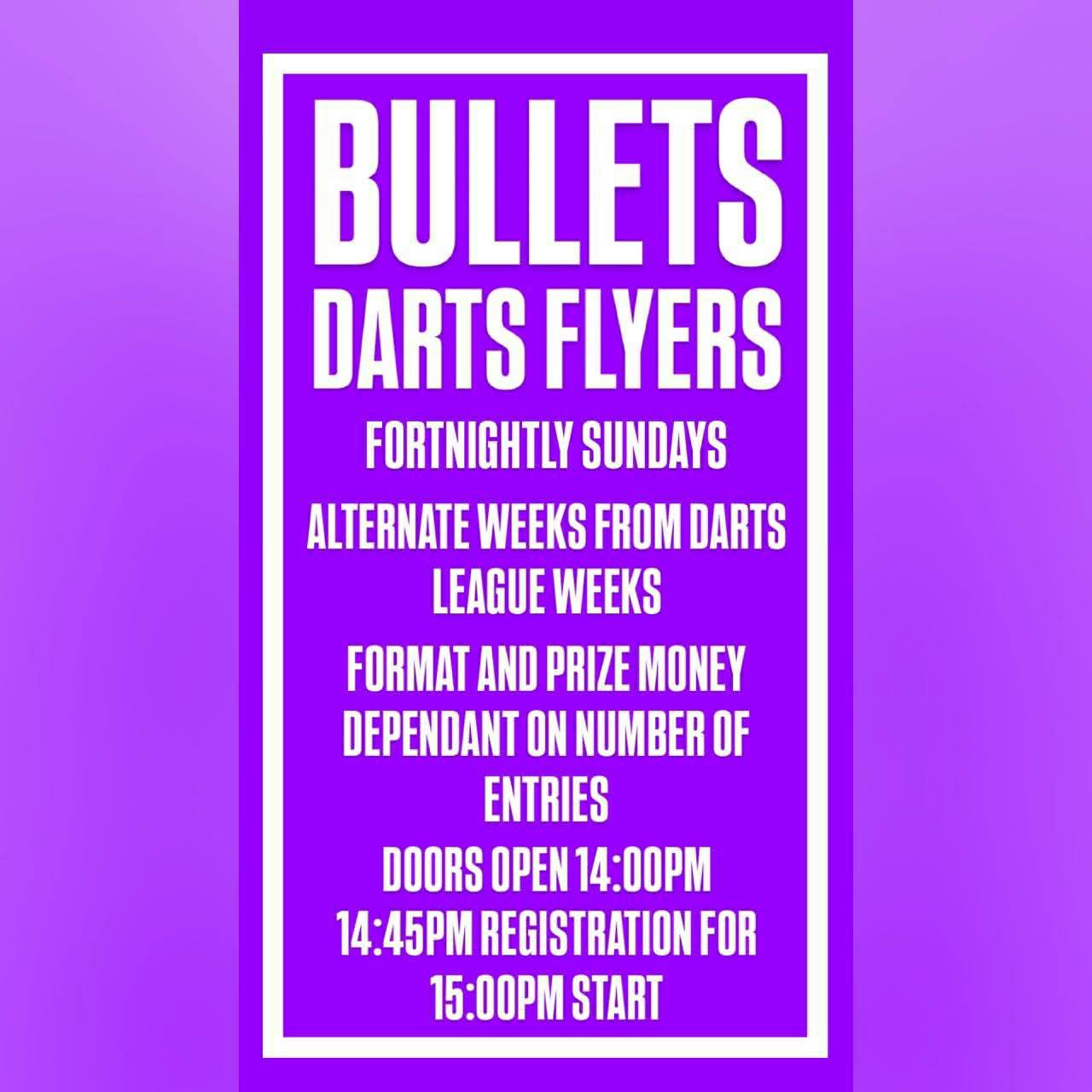 Bullets Darts Flyers